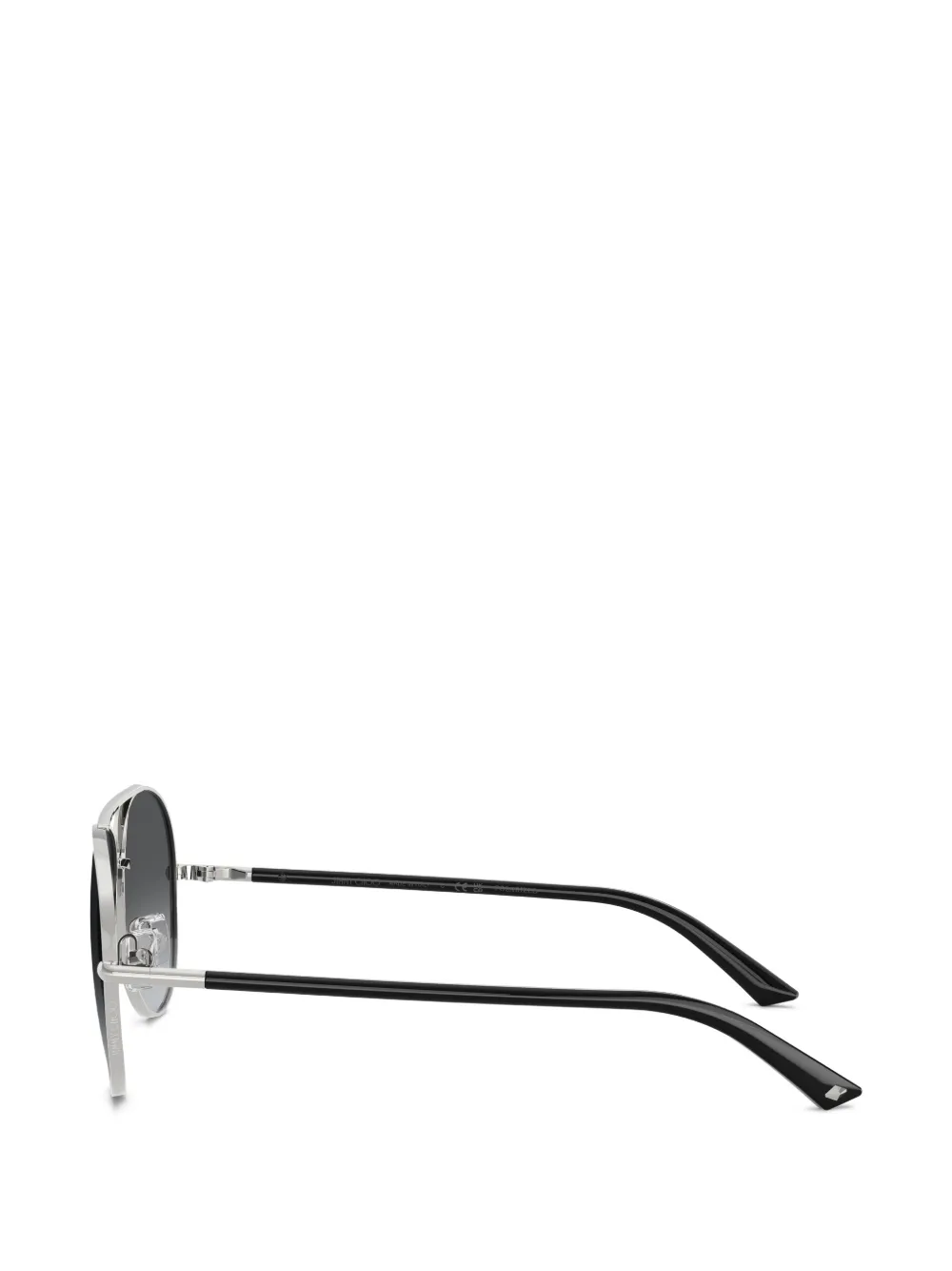 Jimmy Choo Eyewear Zonnebril met piloten montuur Zilver