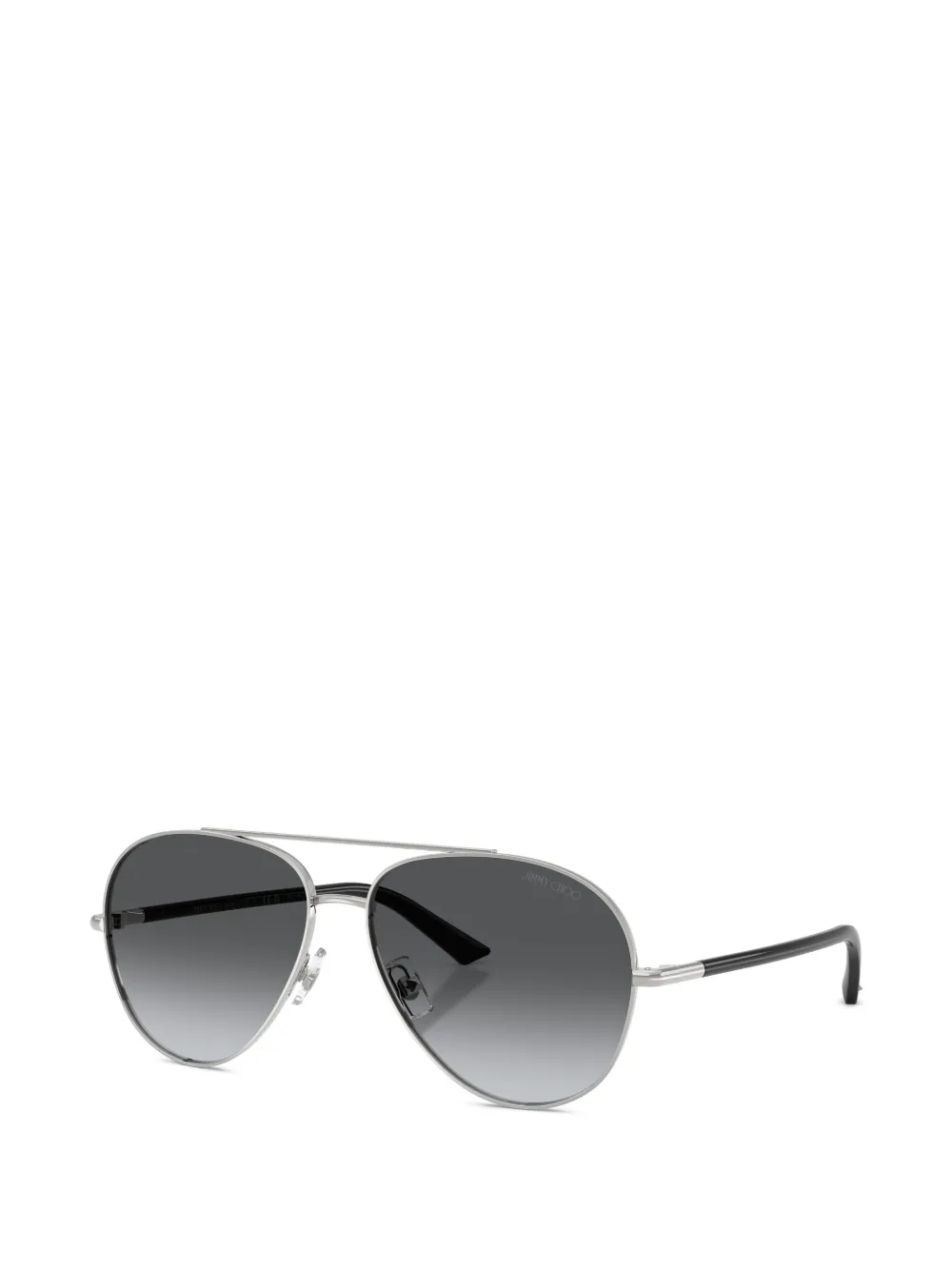 Jimmy Choo Eyewear Zonnebril met piloten montuur Zilver