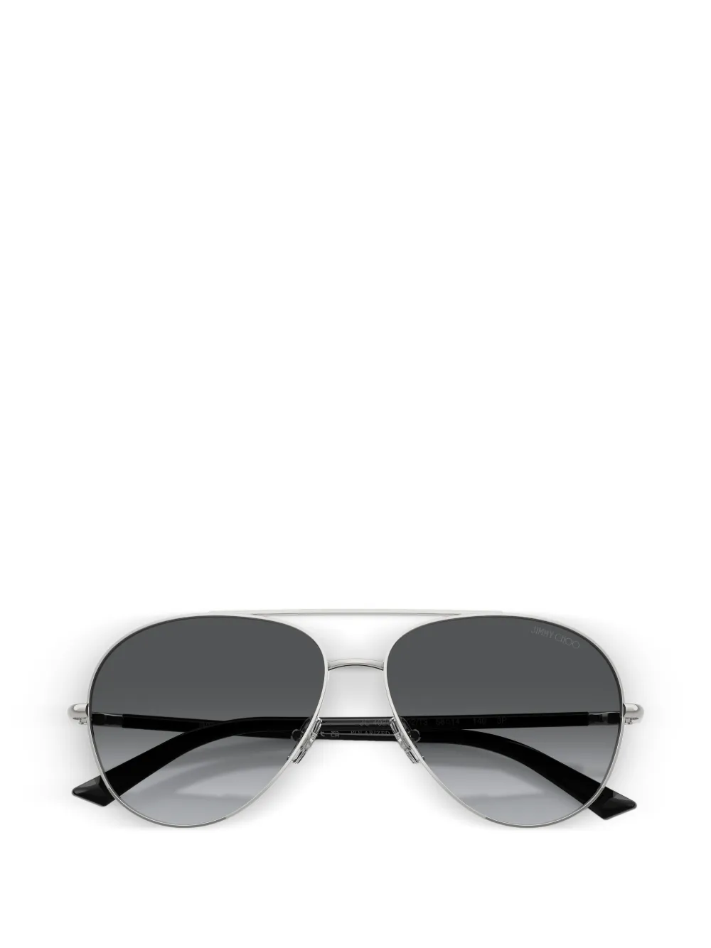 Jimmy Choo Eyewear Zonnebril met piloten montuur Zilver