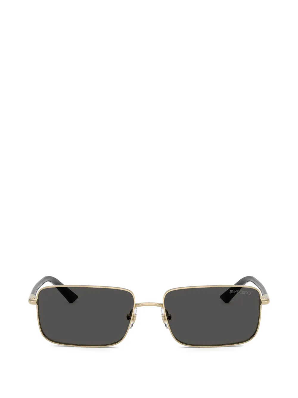 Jimmy Choo Eyewear Occhiali da sole rettangolari - Oro