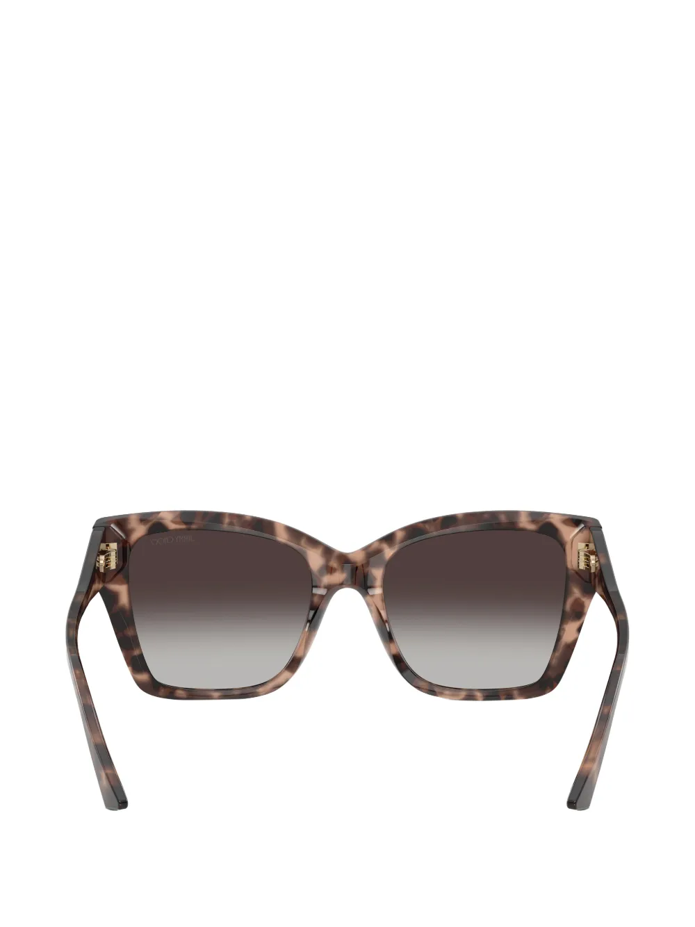 Jimmy Choo Eyewear Zonnebril met logodetail Bruin