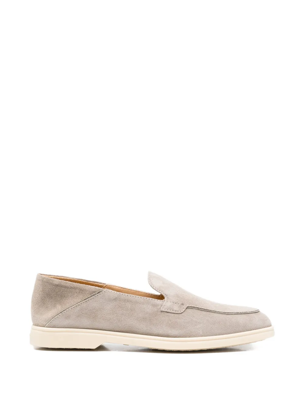 Doucal's suede loafers - Grigio