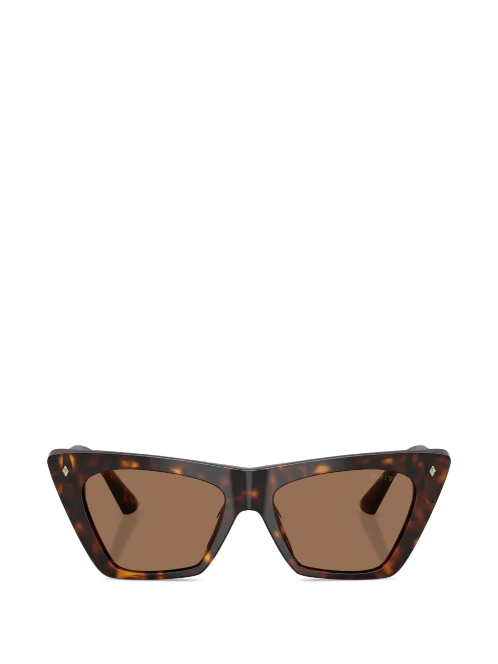 Jimmy Choo Eyewear Occhiali da sole cat-eye - Marrone