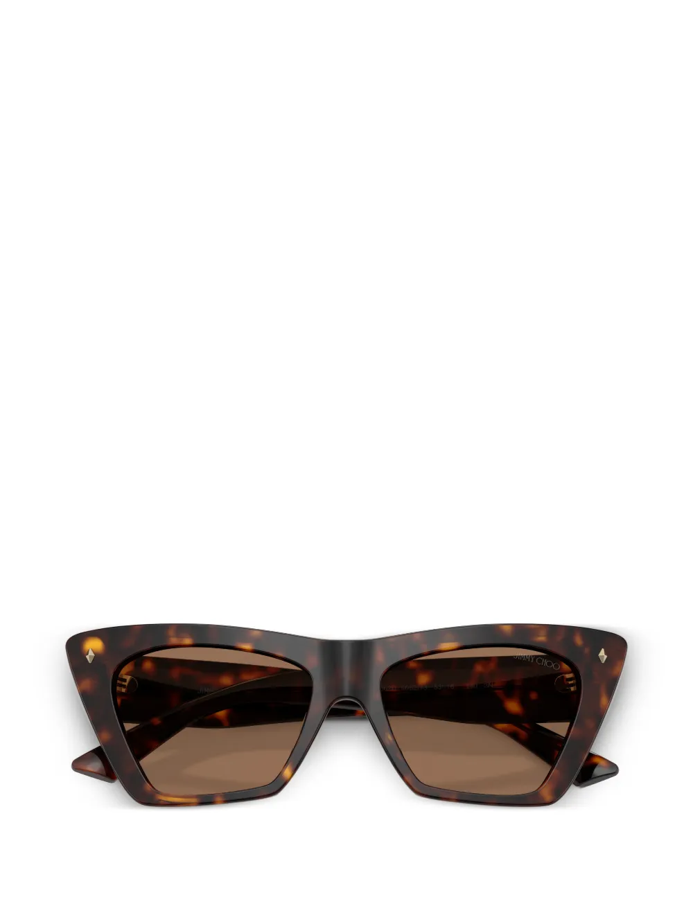 Jimmy Choo Eyewear キャットアイ サングラス | ブラウン | FARFETCH JP