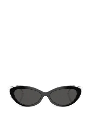 Jimmy Choo Vale キャットアイ サングラス | ブラック | FARFETCH JP