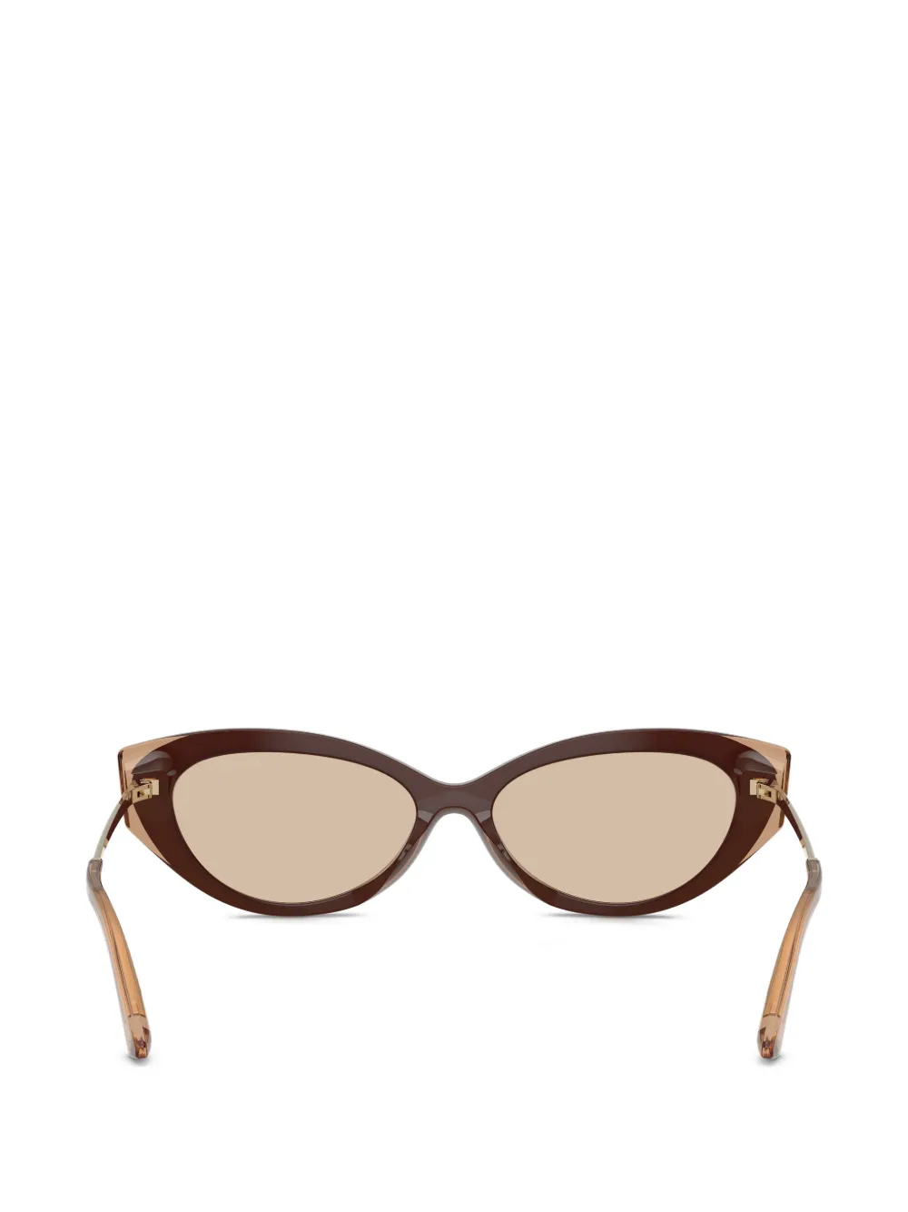 Jimmy Choo Eyewear Zonnebril met cat-eye montuur Bruin