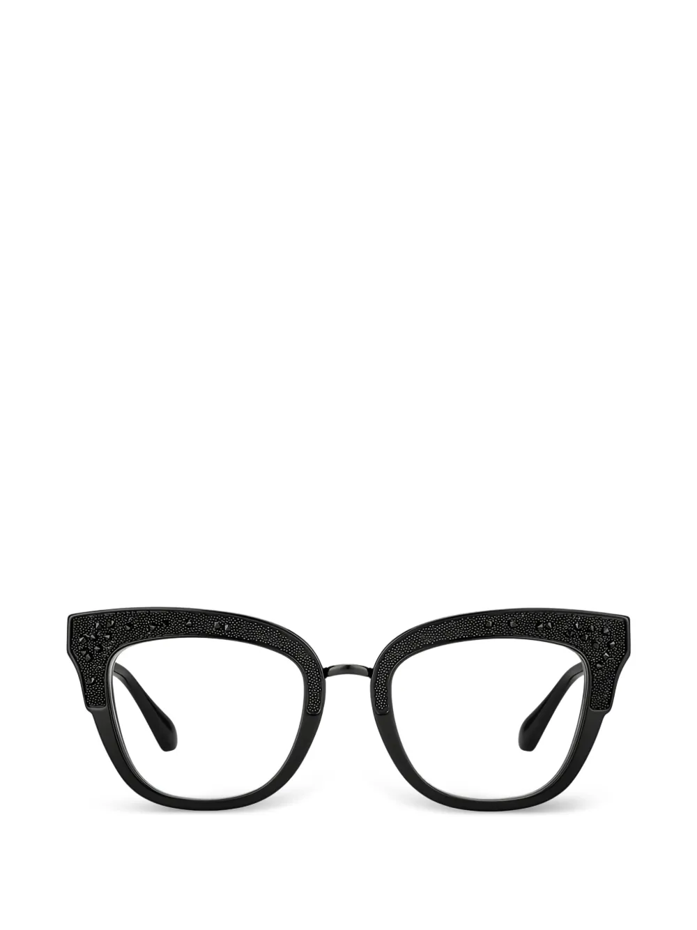 Jimmy Choo Eyewear embellished cat-eye glasses - Nero