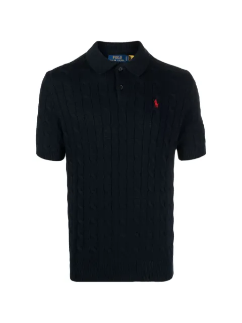 Polo Ralph Lauren ケーブルニット ポロシャツ
