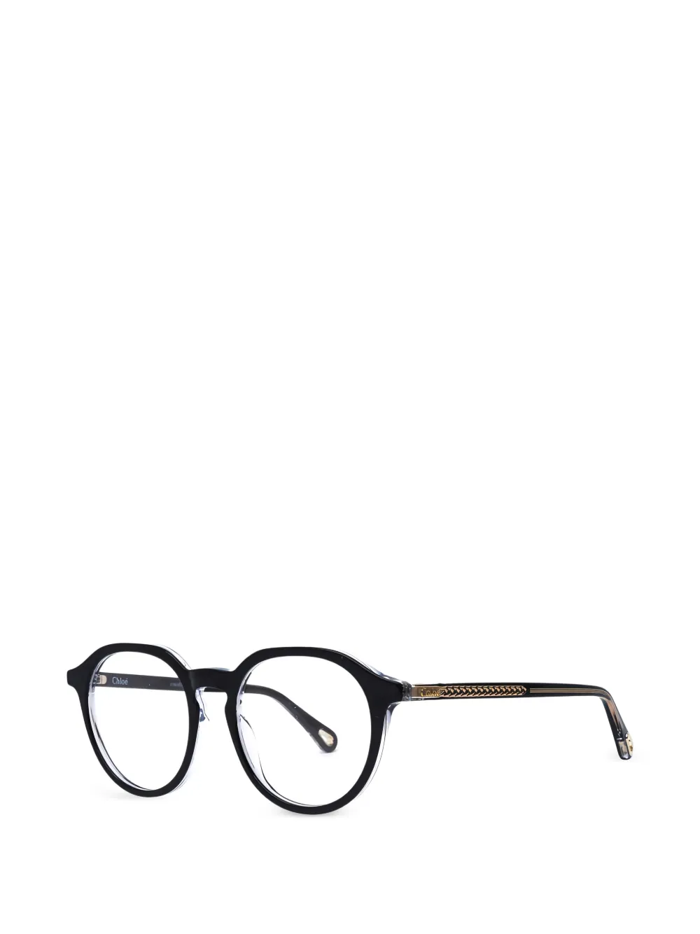 Chloé Eyewear round-frame glasses Zwart