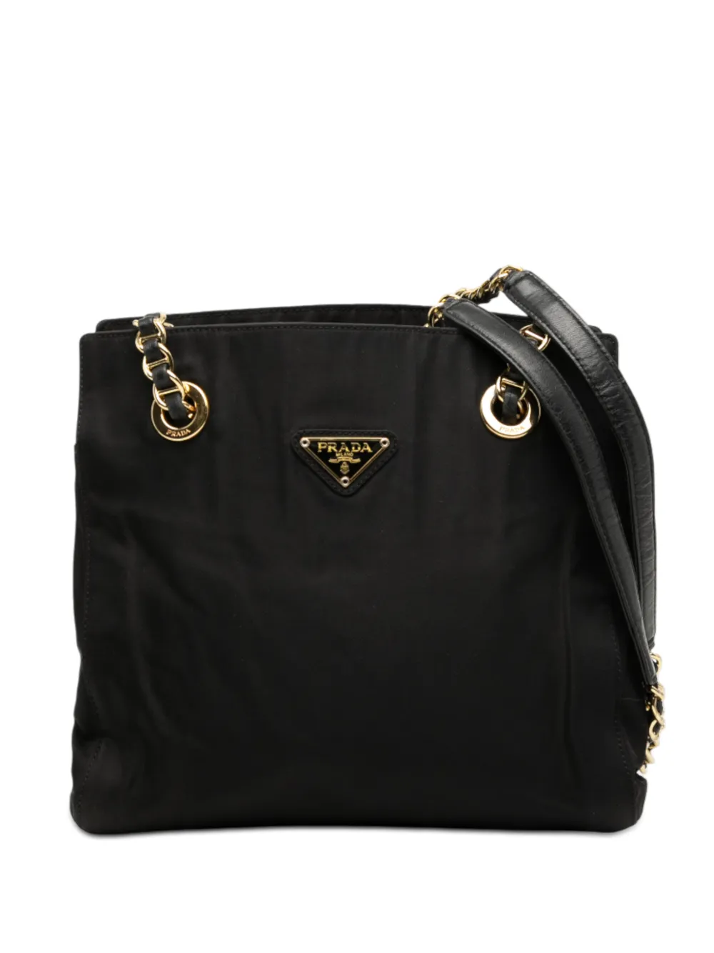 Prada Pre-Owned 2000-2013 Tessuto Catena Chain tote bag - Nero