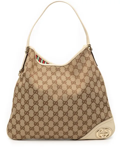 Gucci Pre-Owned bolsa hobo New Britt en lona GG 2000-2015