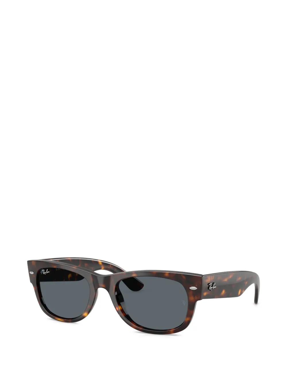 Ray-Ban Mega Wayfarer II zonnebril met vierkant montuur Bruin