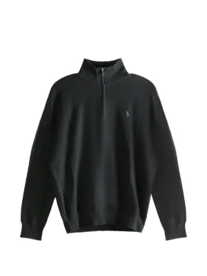 Stone Island ジップアップ セーター | ブラック | FARFETCH JP