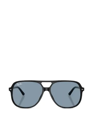 Prada Linea Rossa ジオメトリックフレーム サングラス | ブラック 