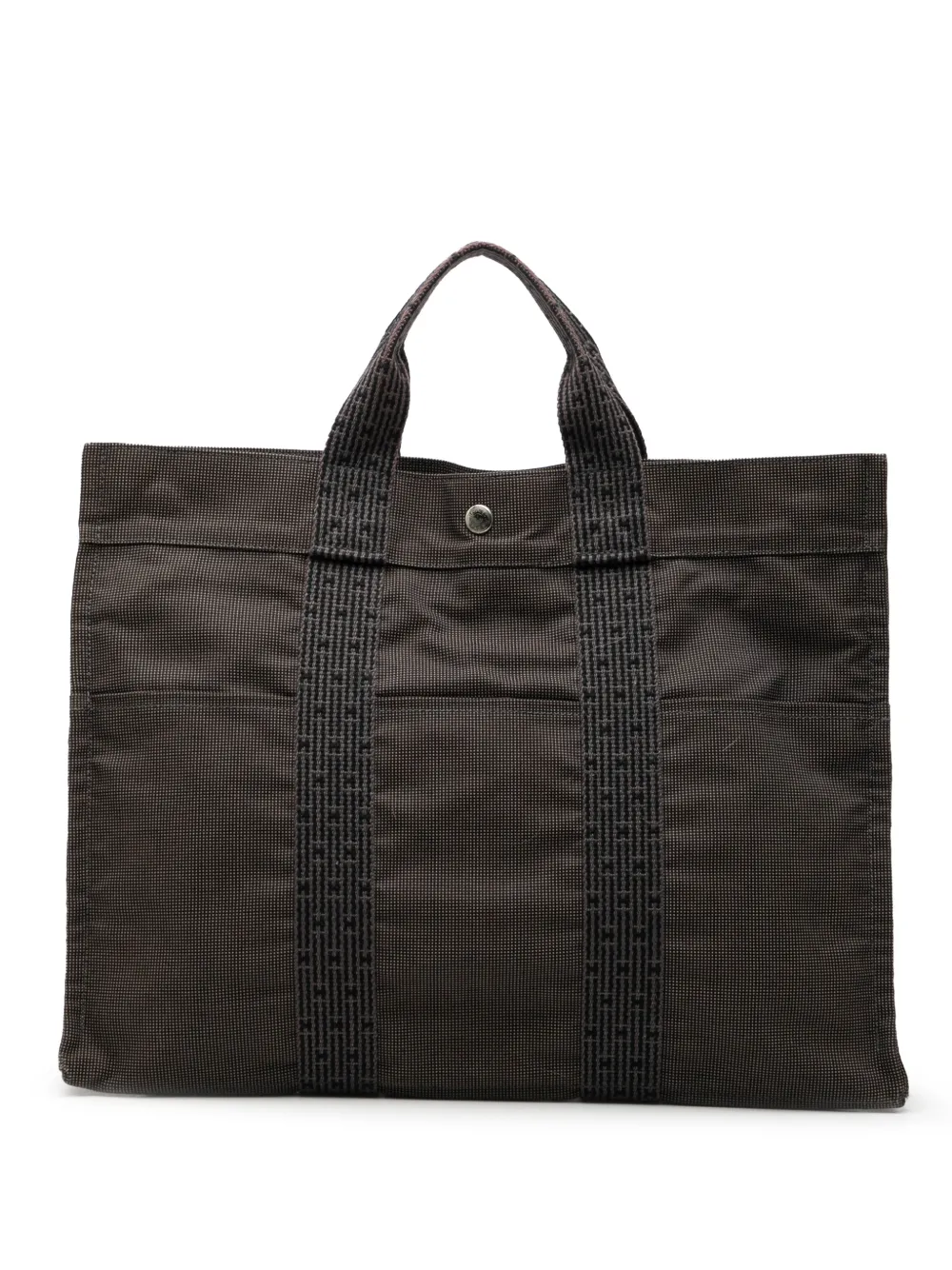 Hermès Pre-Owned 1990-2010 Canvas Herline MM tote bag - Grigio