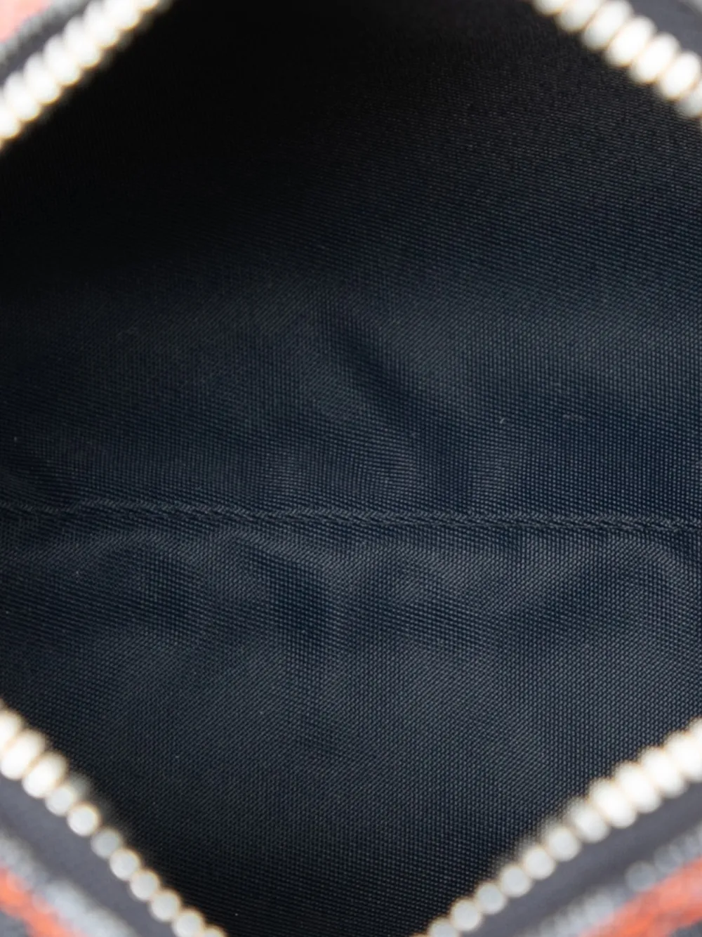 2006 Oblique Denim Flight Cosmetic Pouch