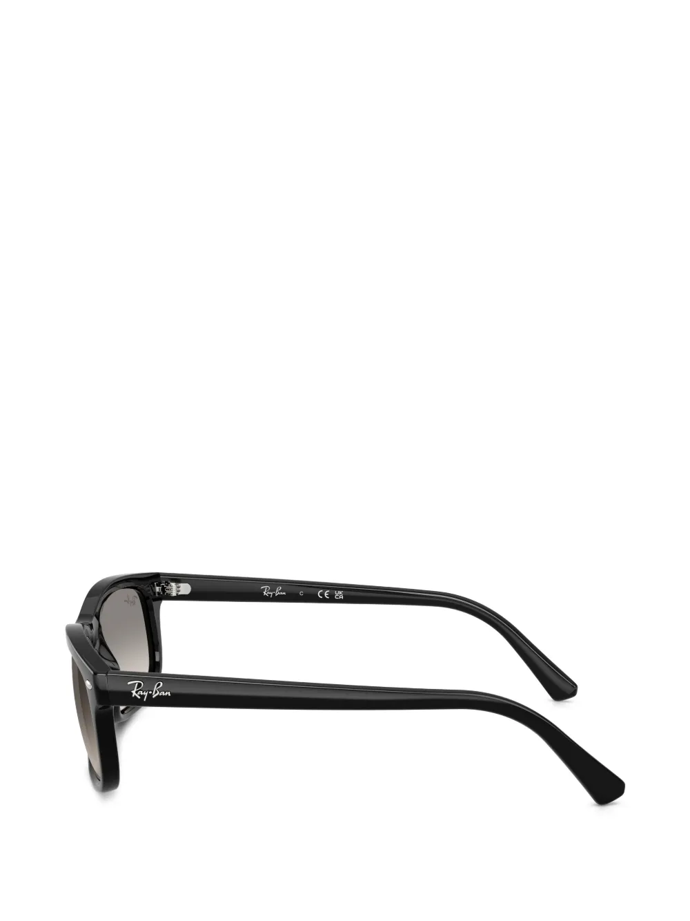 Ray-Ban Zonnebril met rechthoekig montuur Zwart