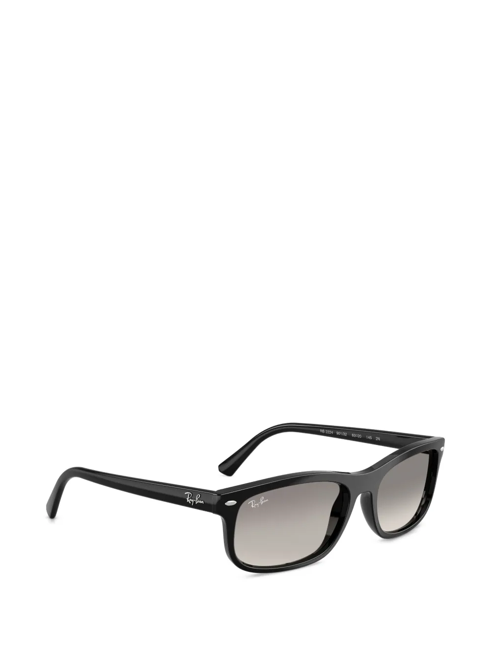 Ray-Ban Zonnebril met rechthoekig montuur Zwart