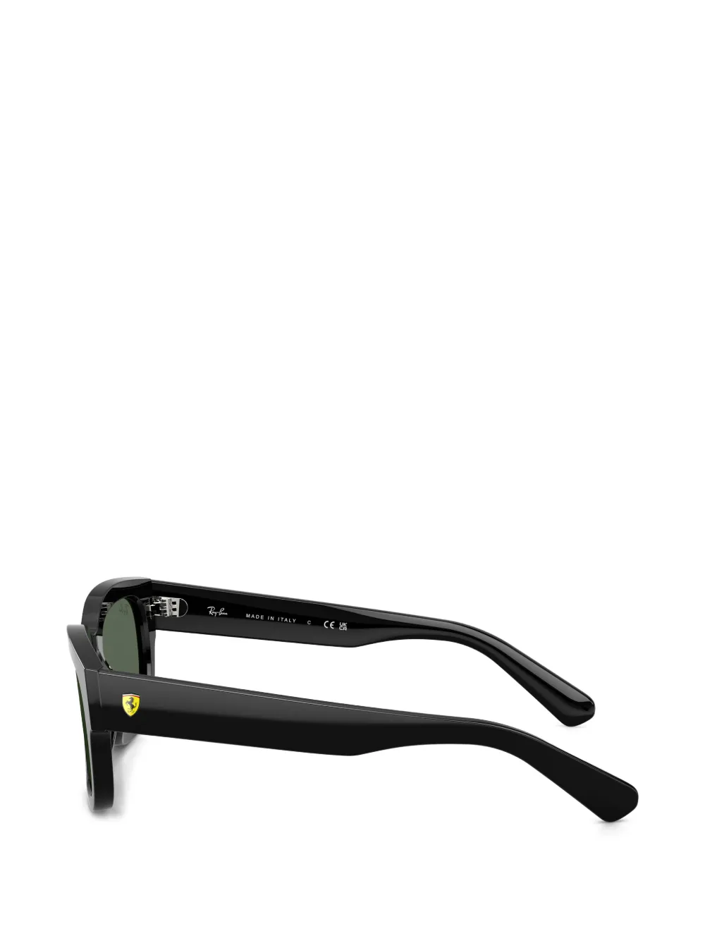 Ray-Ban x Scuderia Ferrari スクエアフレーム サングラス | ブラック