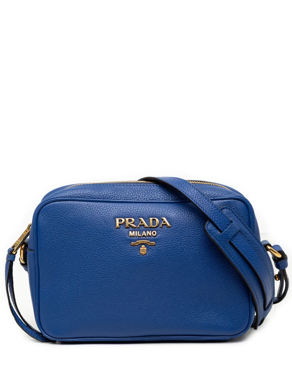 Prada Pre-Owned 2013-2025 Vitello Daino Camera Bag crossbody bag - Blu