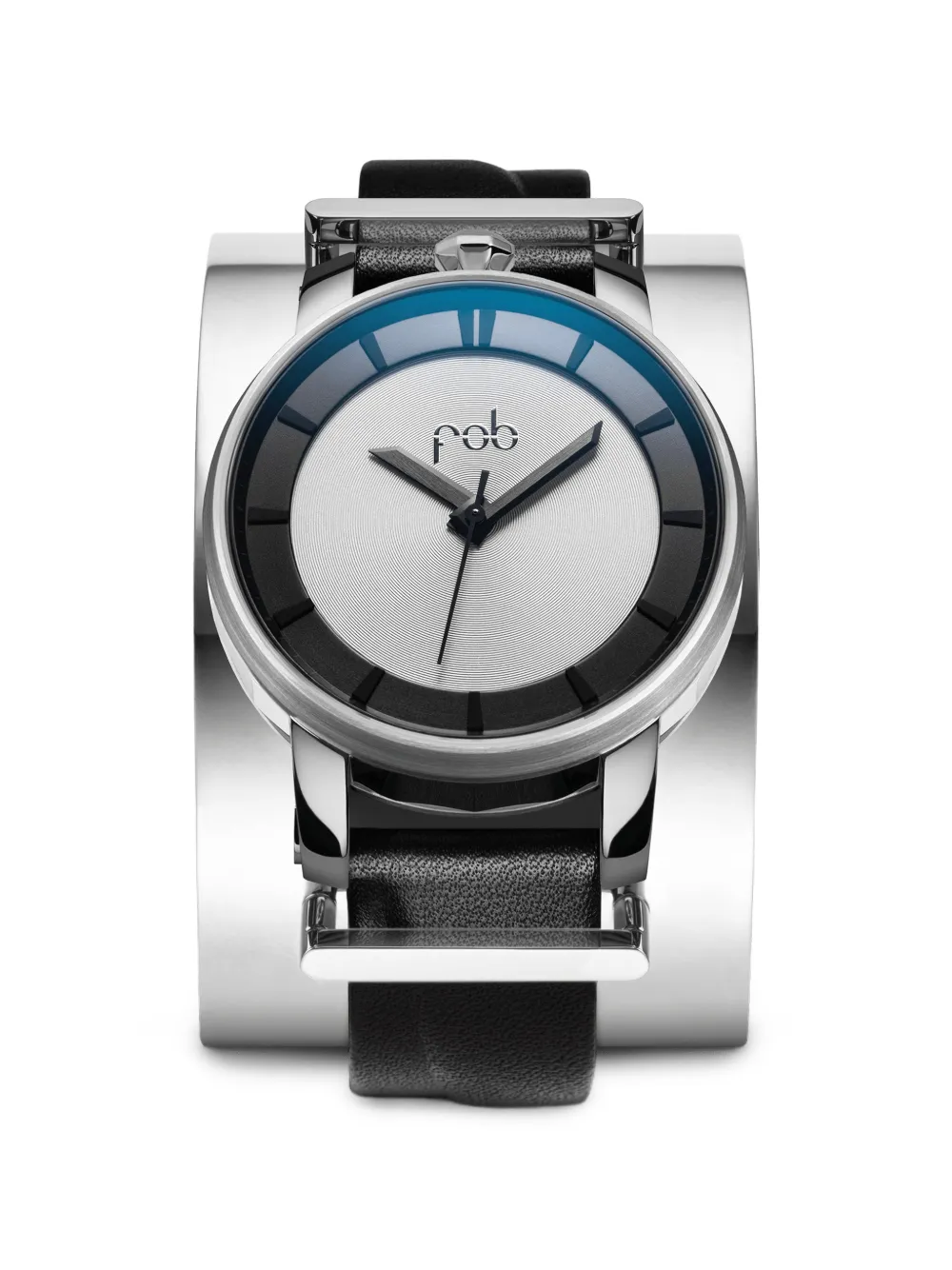 Fob Paris R360 Glass Cuff 36mm watch - Argento