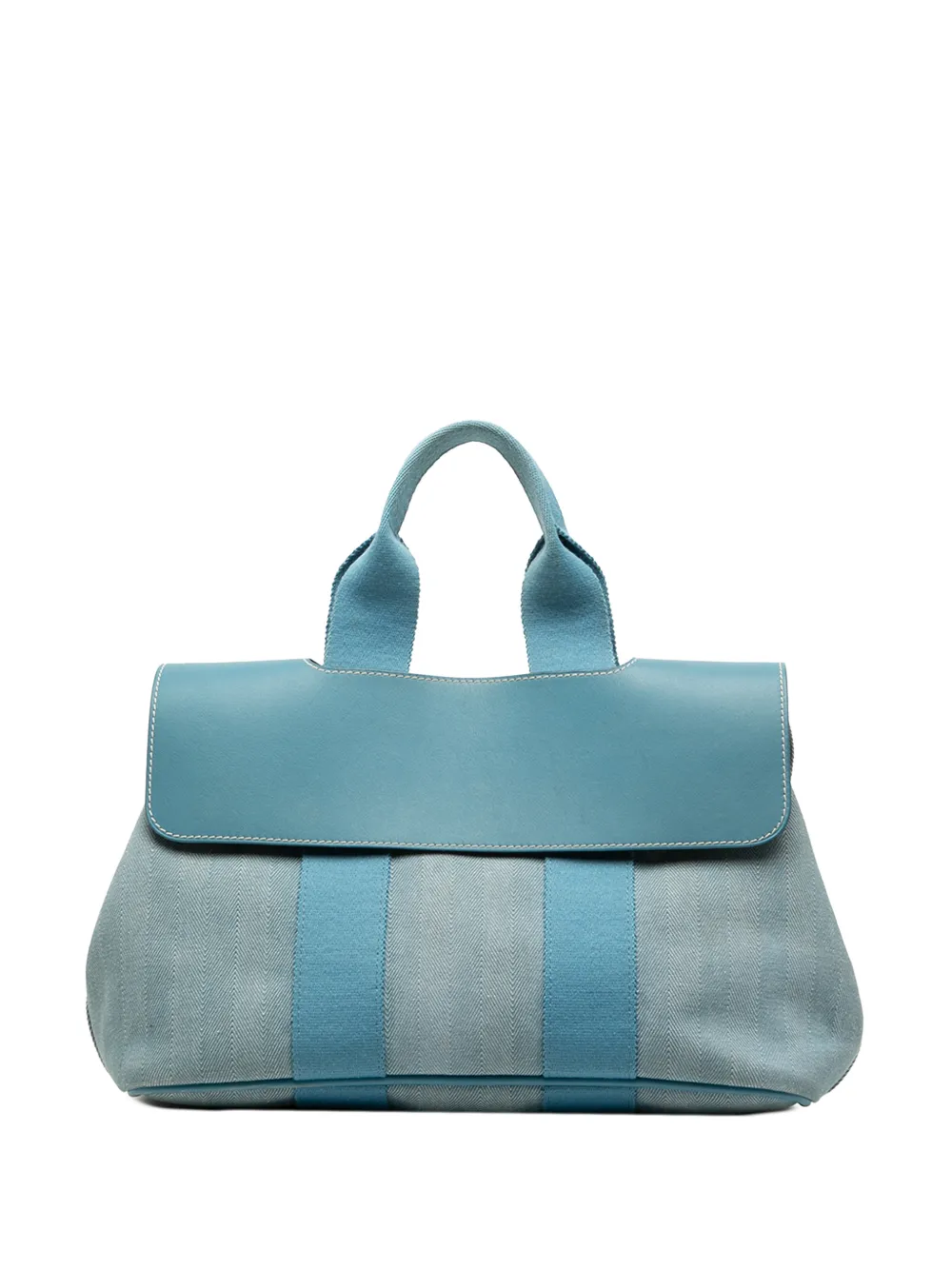 Hermès Pre-Owned Borsa a mano Valparaiso PM in tela Toile e pelle Swift 1990-2014 - Blu