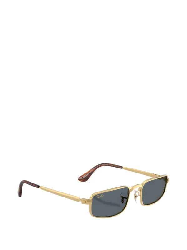 Ray-Ban x A$AP Rocky Rectangle Sunglasses | Gold | FARFETCH
