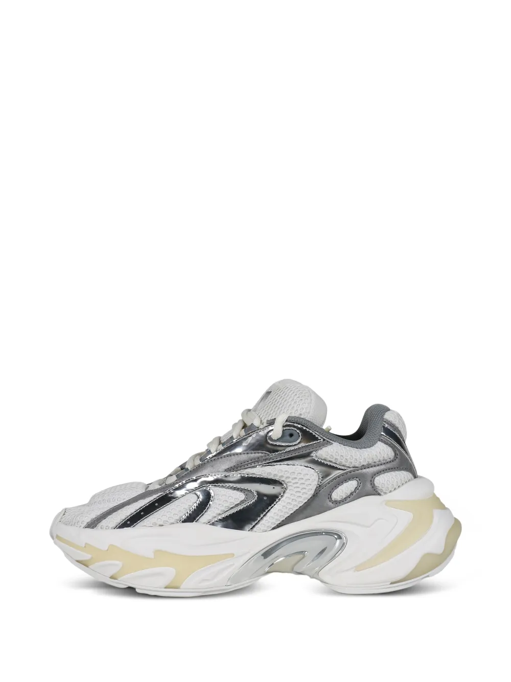 Metallic Trim Sneakers