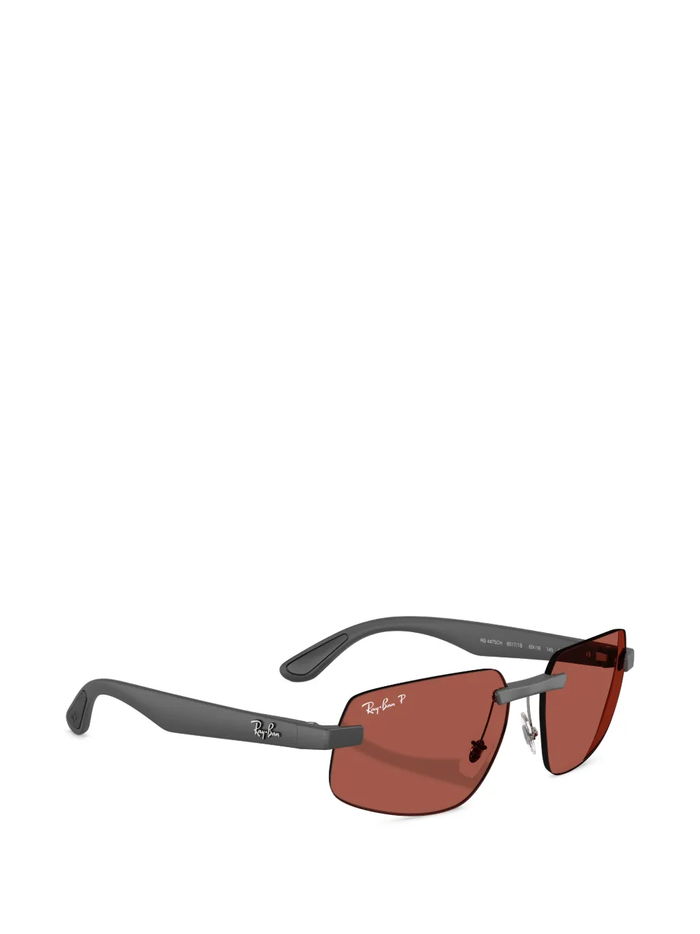 Ray-Ban RB4475 S zonnebril met gepolariseerde glazen Grijs
