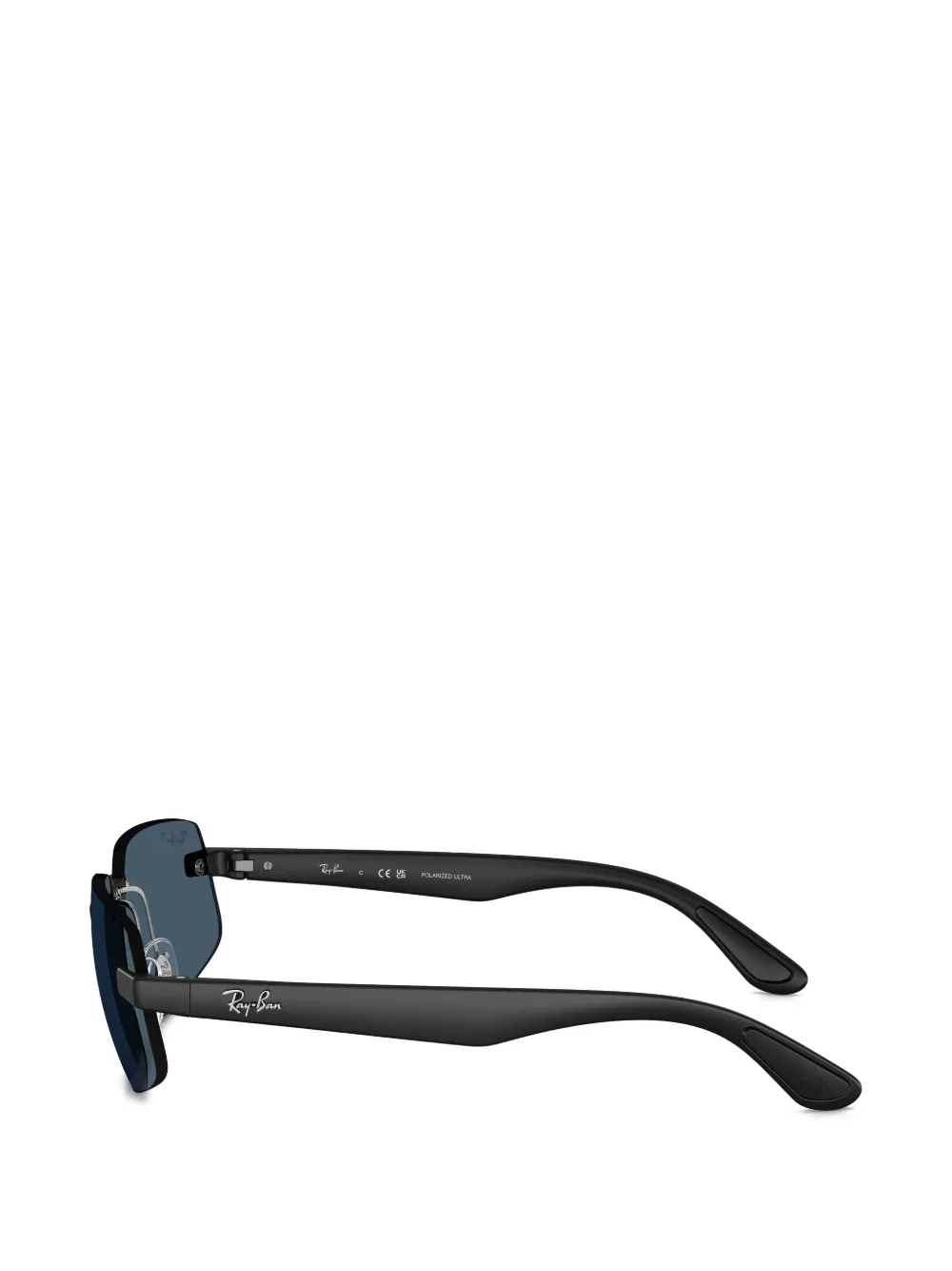 Ray-Ban RB4475 zonnebril met gepolariseerd montuur Zwart