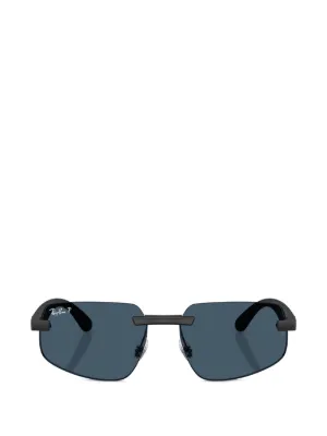 Prada Eyewear Rimless Sunglasses | Silver | FARFETCH