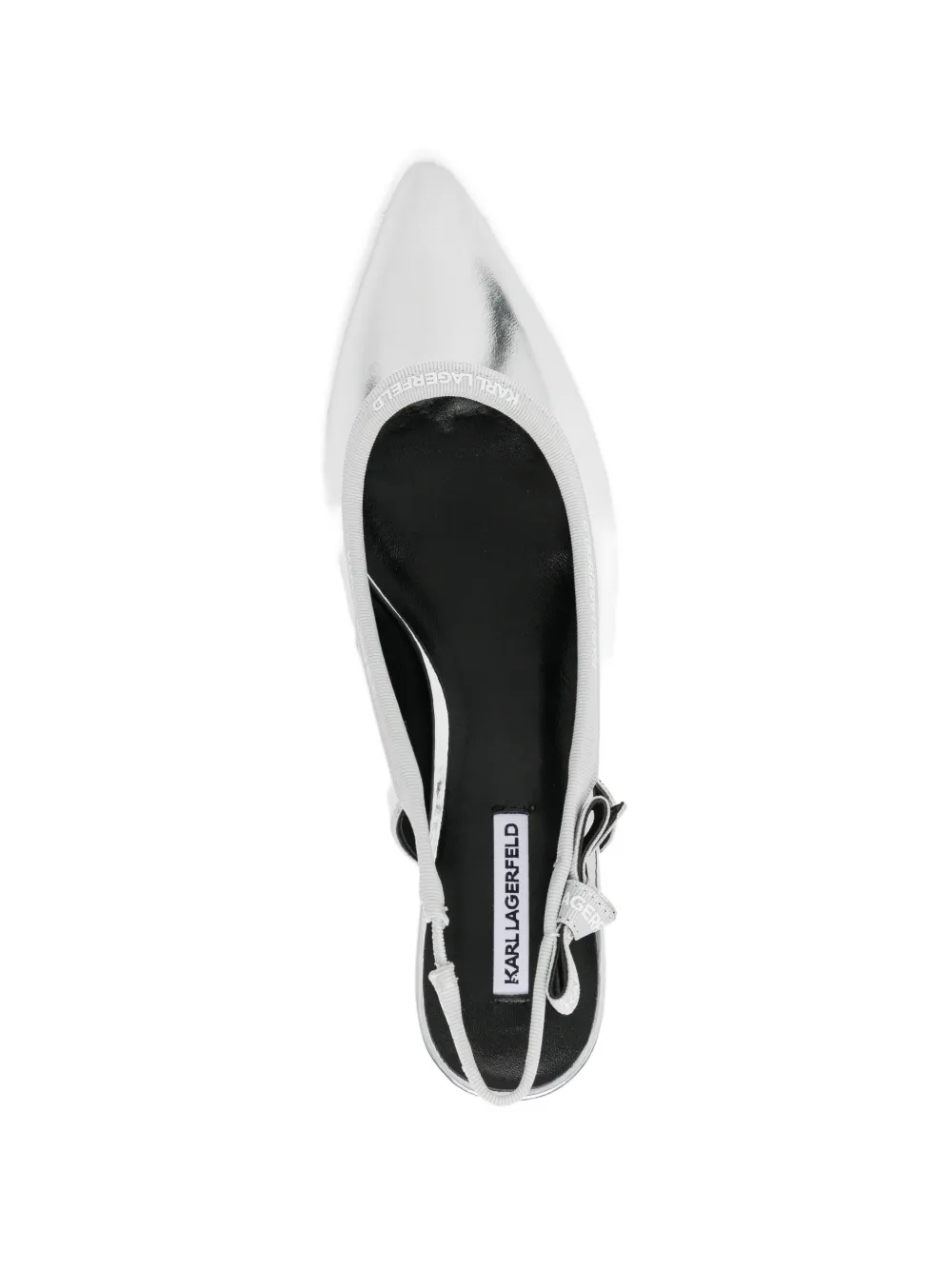 Karl Lagerfeld Panache pumps Zilver