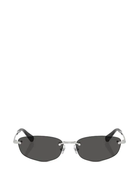 Swarovski rectabgle-frame sunglasses