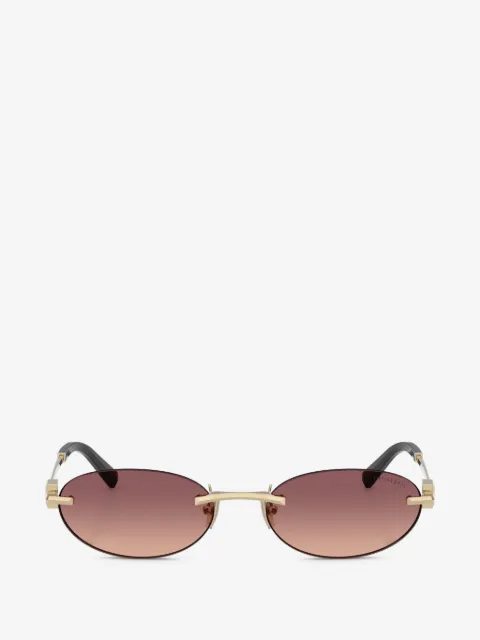 Tiffany & Co Eyewear lentes de sol con armazón ovalado