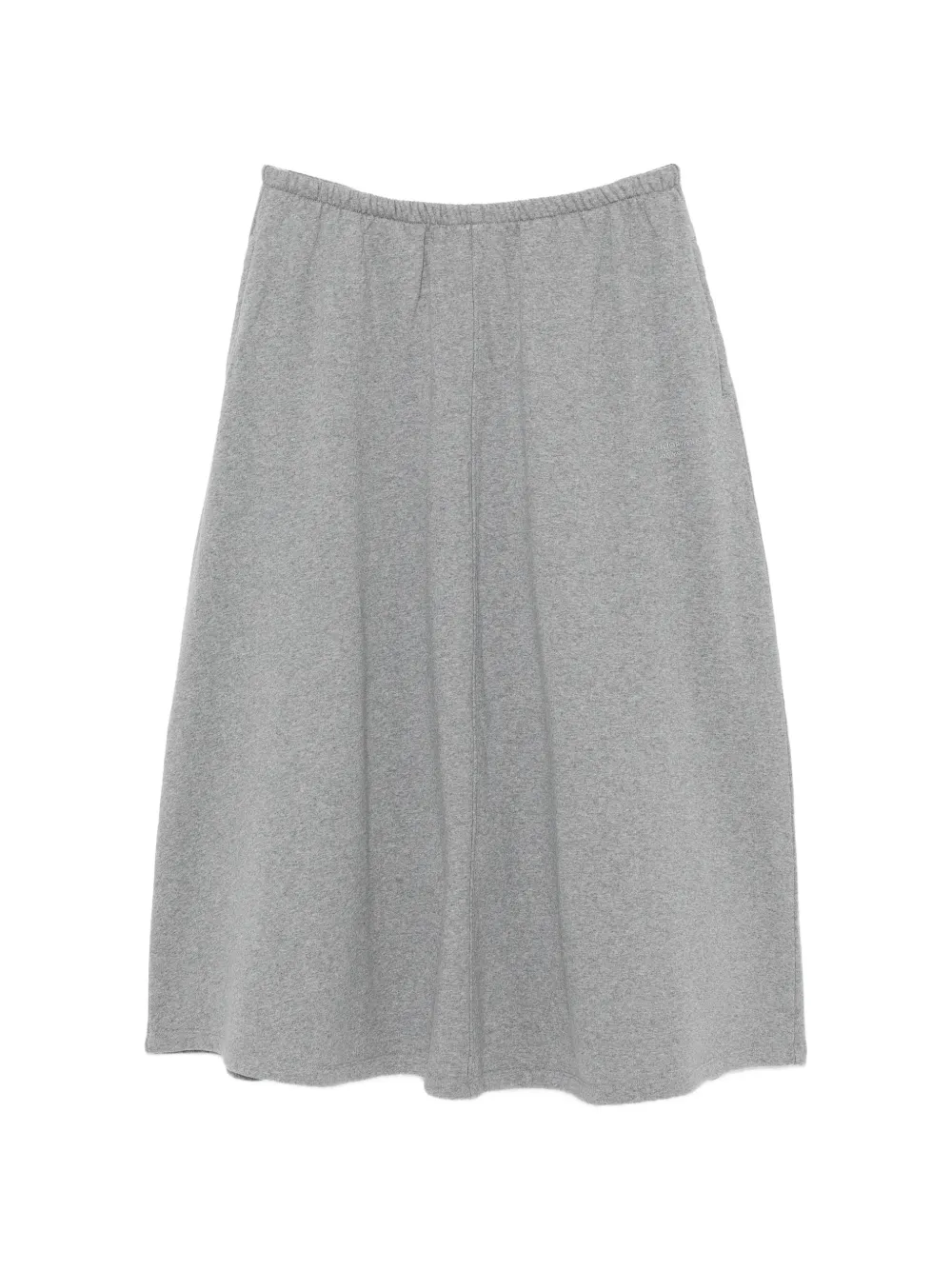 Alexander Wang cotton terry midi skirt - Grigio
