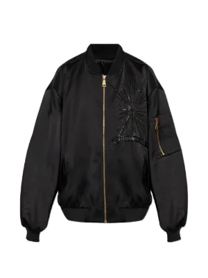 ほぼ未使用 PRADA トライアングルロゴ ボンバージャケット PRADA - プラダ PRADA トライアングルロゴボンバージャケット SGB903