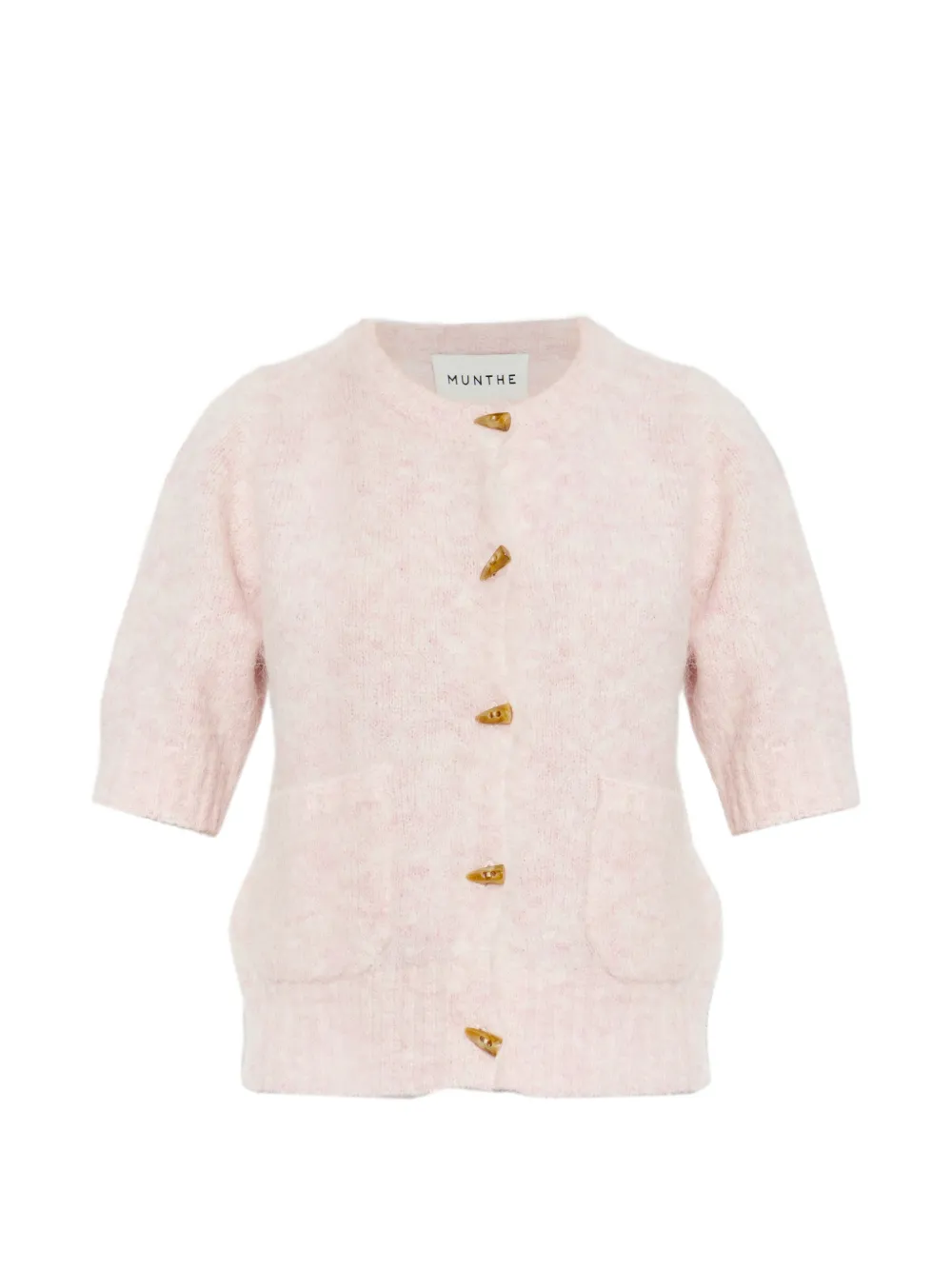 MUNTHE Locca pocket button cardigan - Rosa