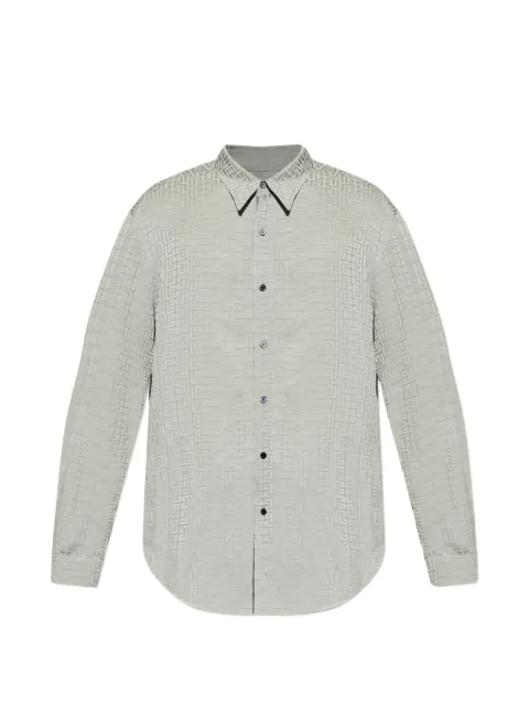 Balmain pattern button shirt