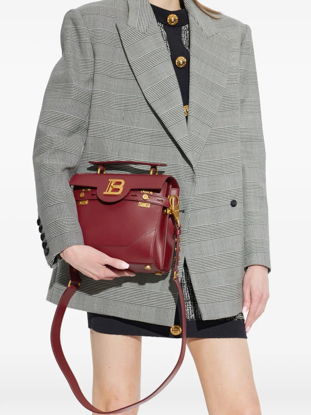  Balmain Bolso Shopper 23 B-buzz - Rojo 