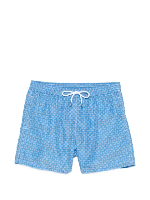 Fedeli drawstring print swim shorts