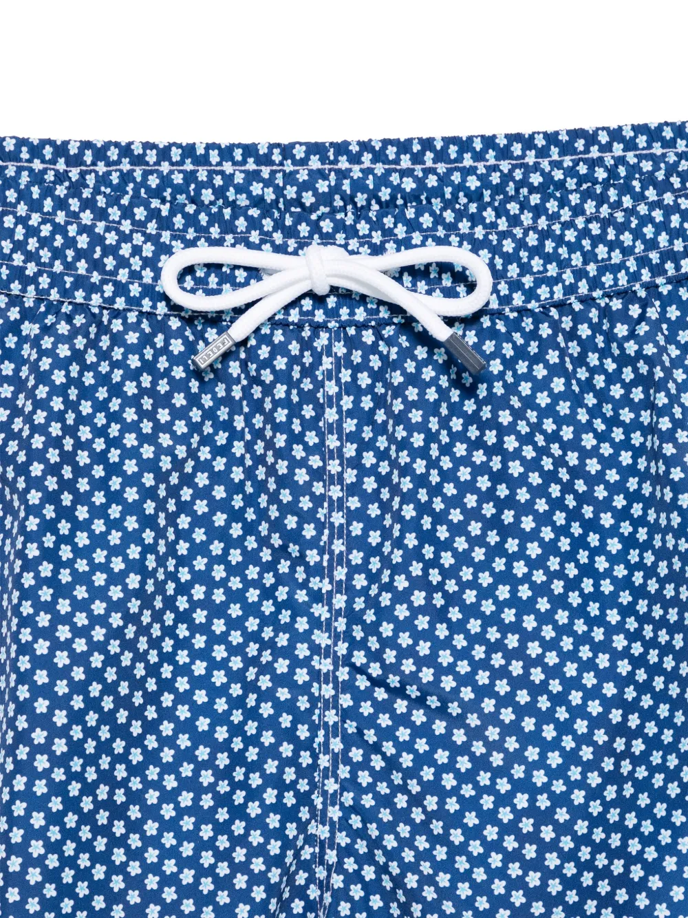  Fedeli Floral Print Swim Shorts - Blue 