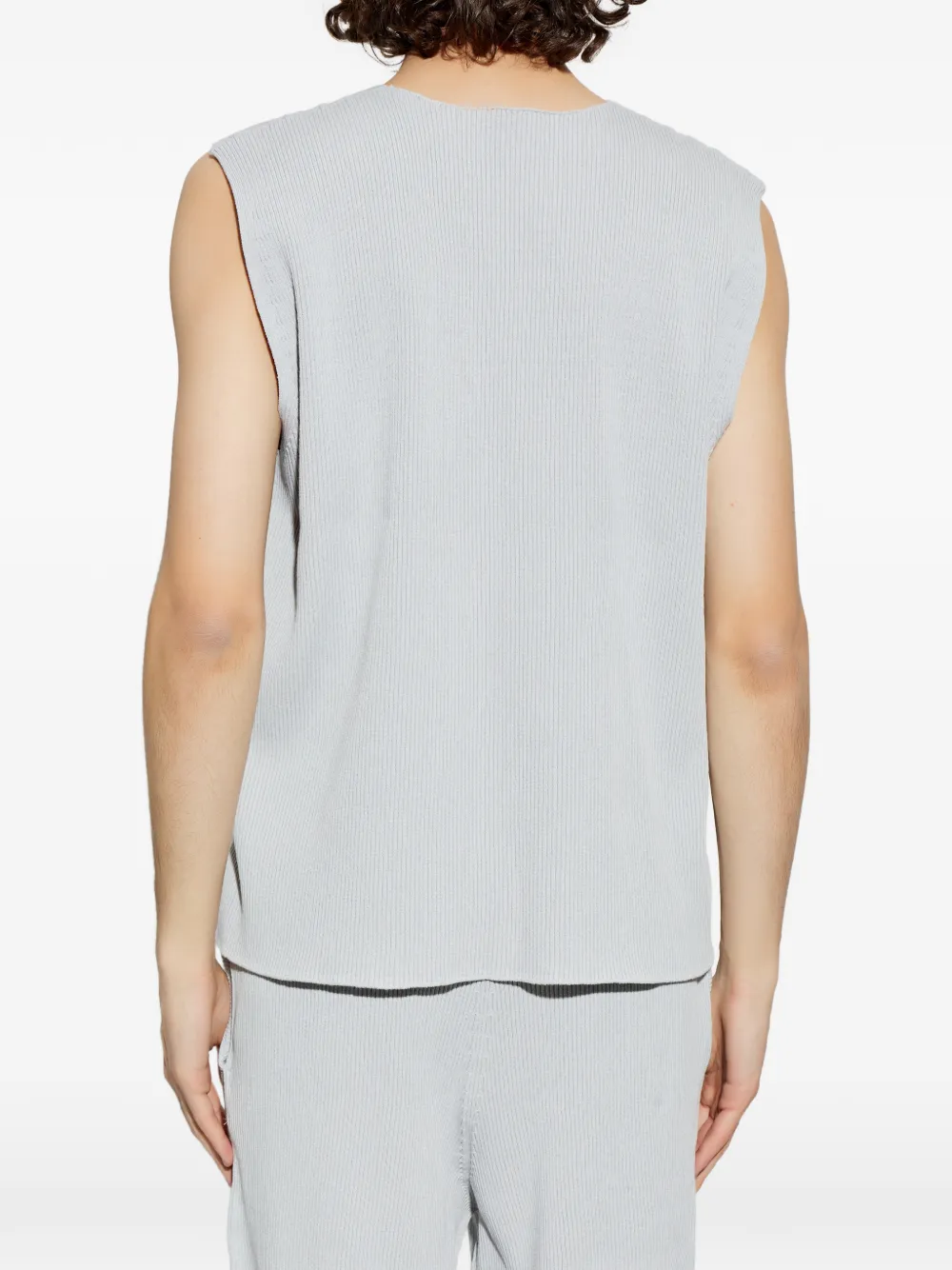 Homme Plissé Issey Miyake Top met V-hals Grijs