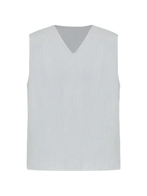 Homme Plissé Issey Miyake débardeur plissé à col v