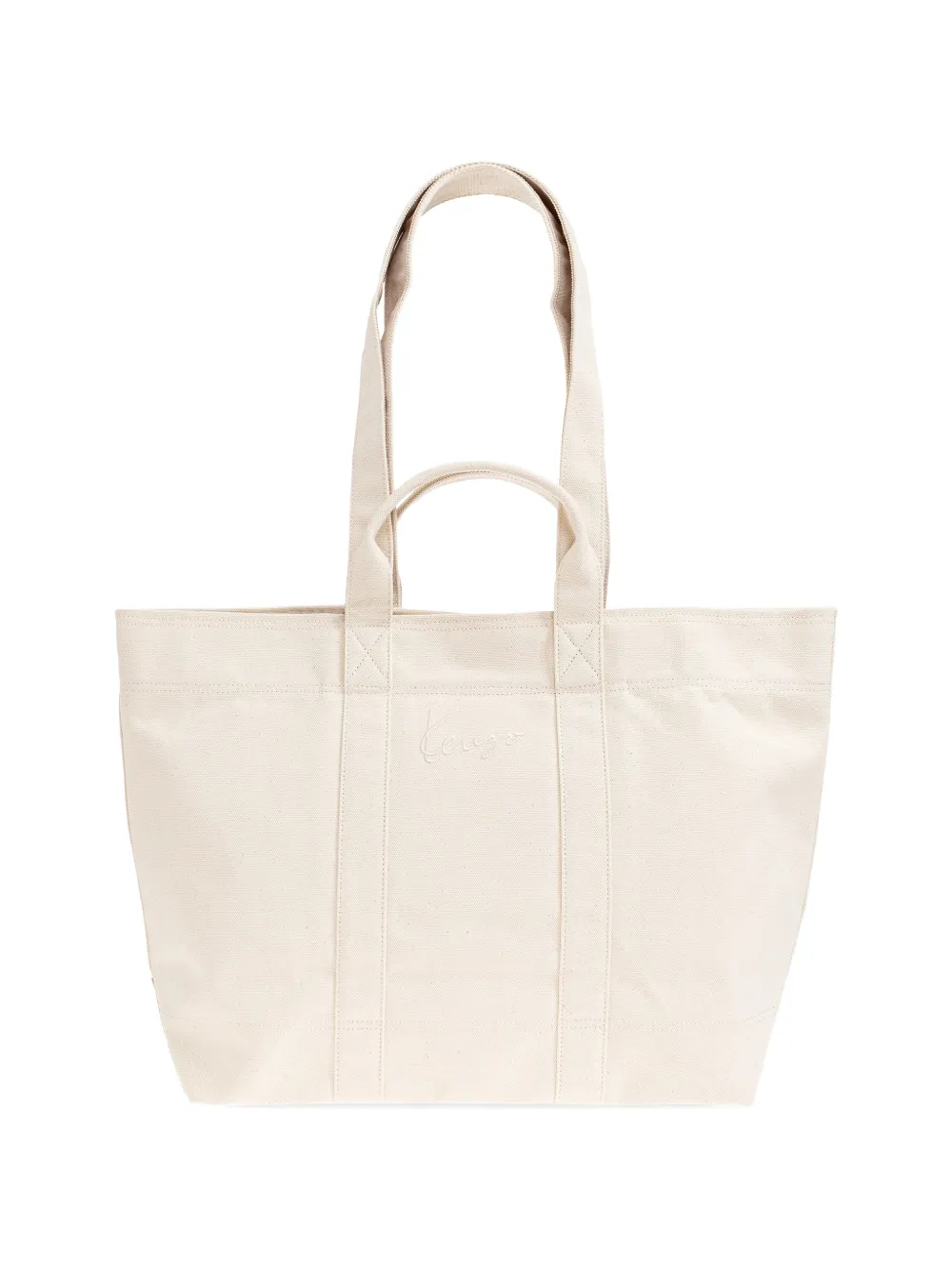  Kenzo Large Cartoon Tote Bag - Neutrals 
