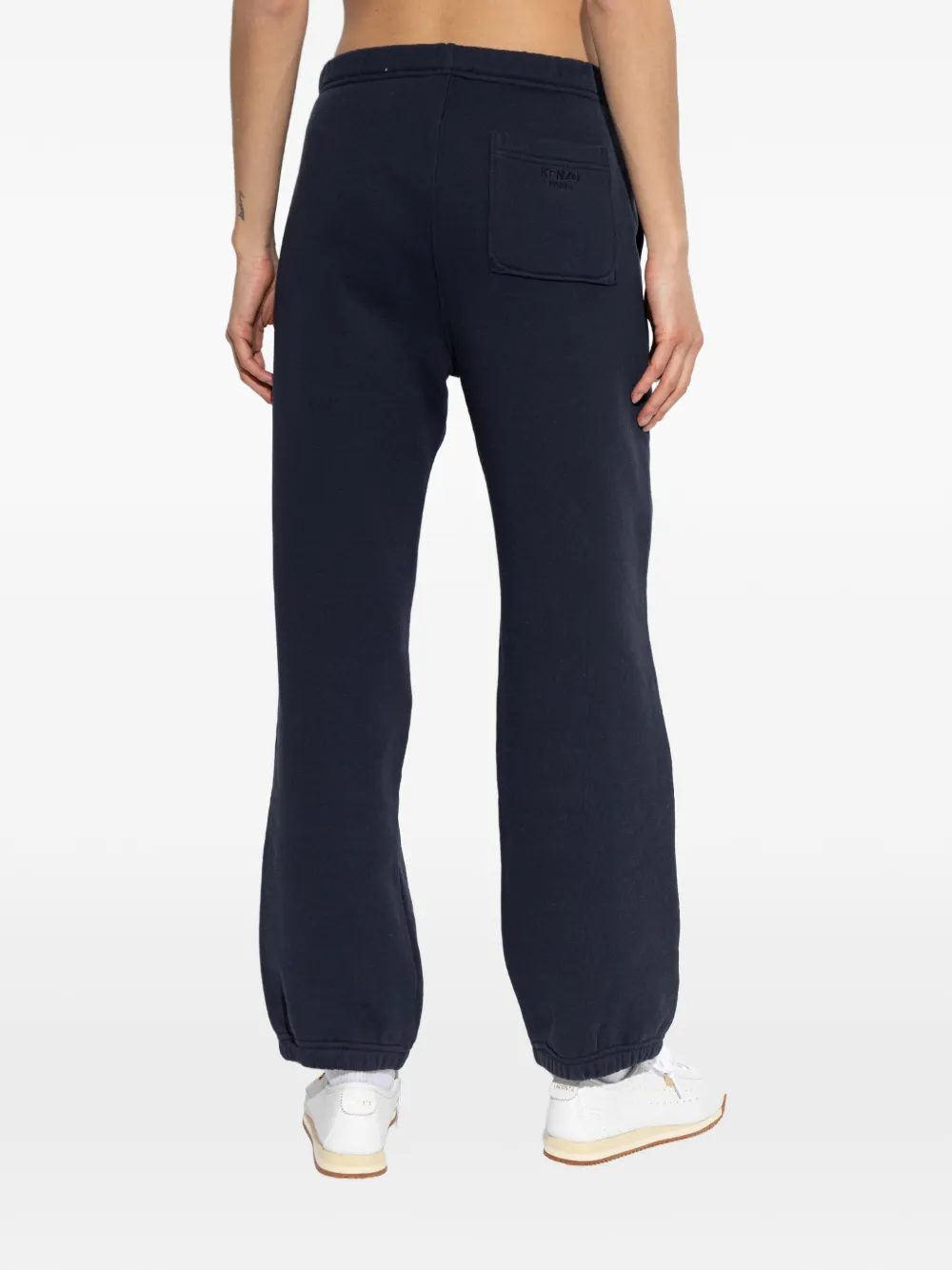 Kenzo Boke Flower broek met opgestikte zak Blauw