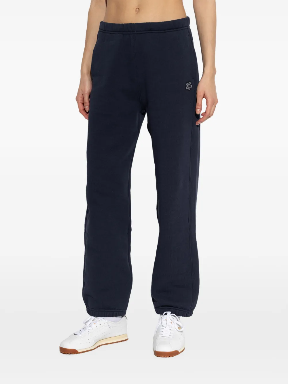Kenzo Boke Flower broek met opgestikte zak Blauw