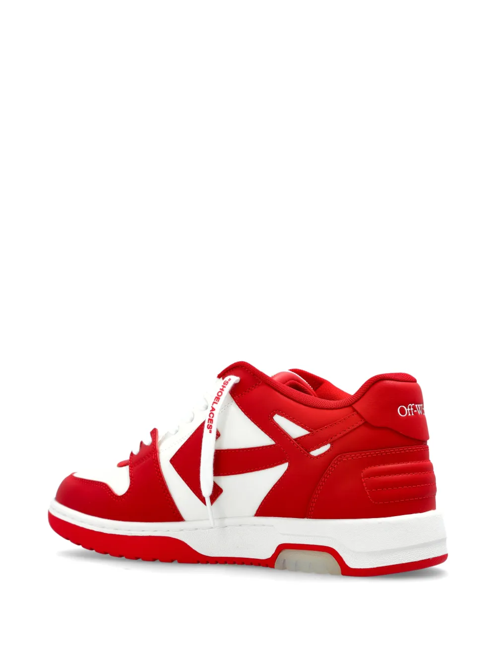 Off-White Out Of Office sneakers met pijldetail Rood