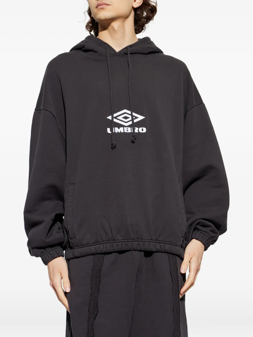 UMBRO Hoodie met geborduurd logo Zwart