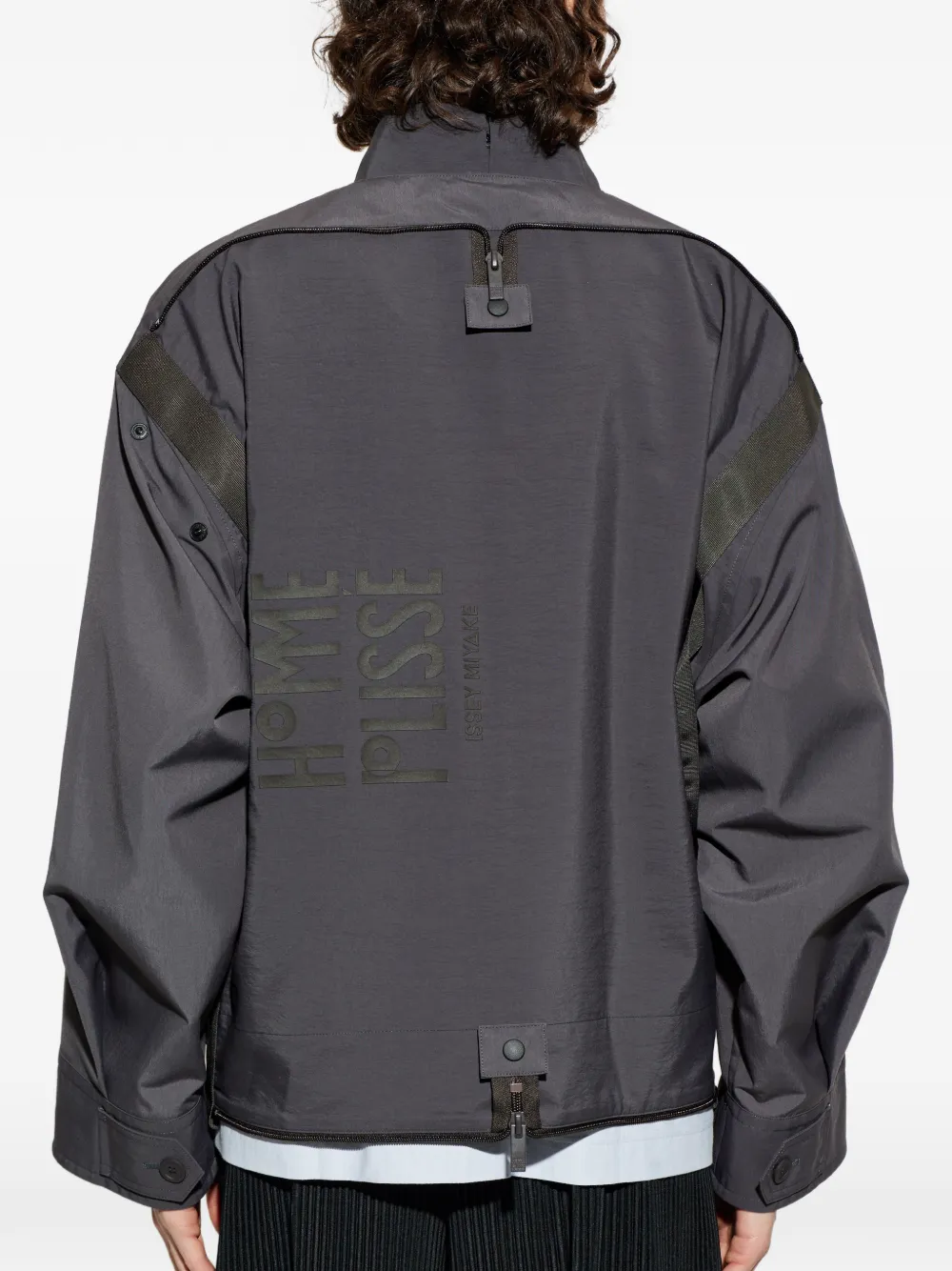 Carrier Carried Button-Front Bomber Jacket