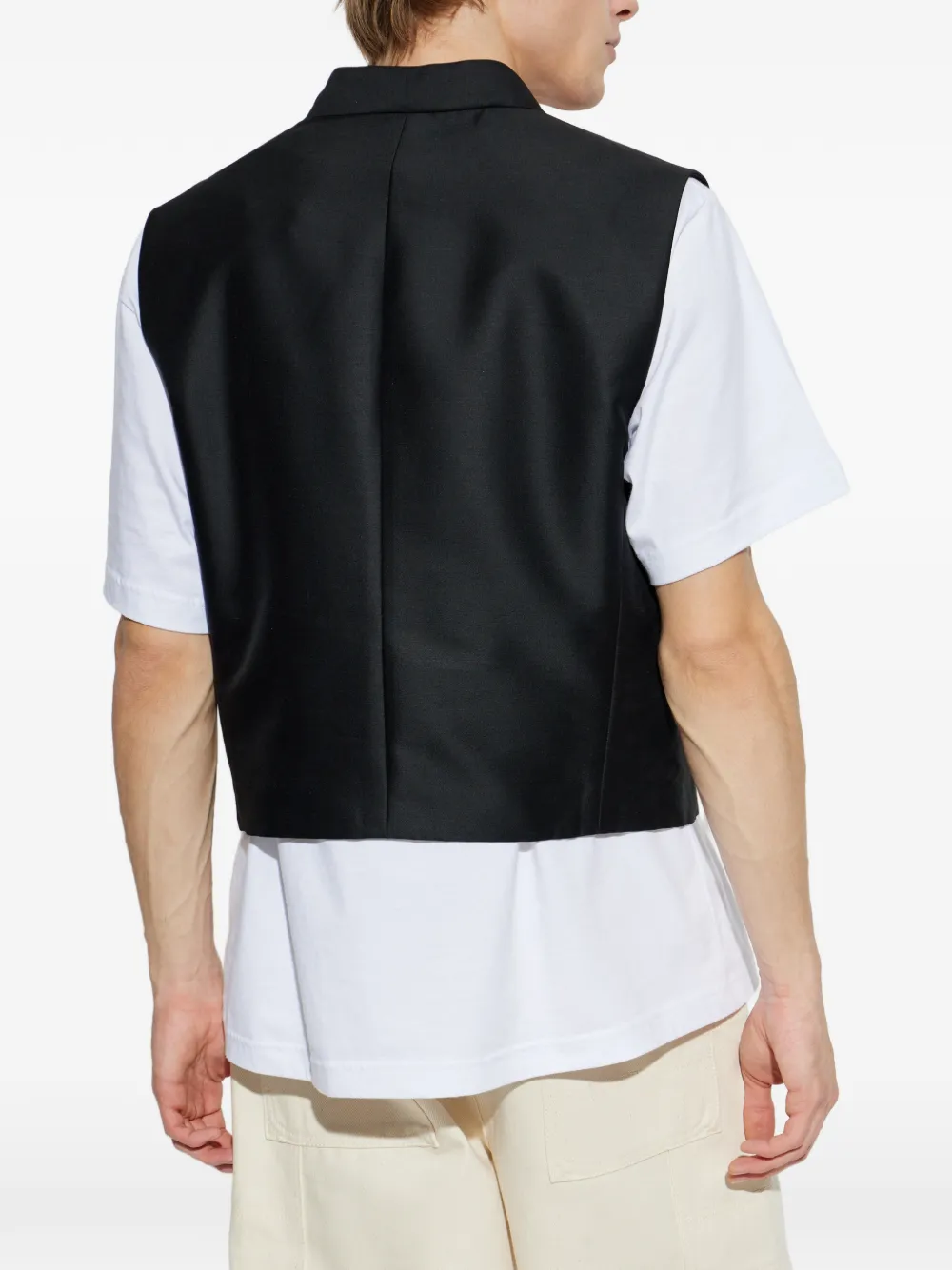 tie-waist gilet